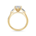Lynne 18k Yellow Gold Marquise Trilogy
