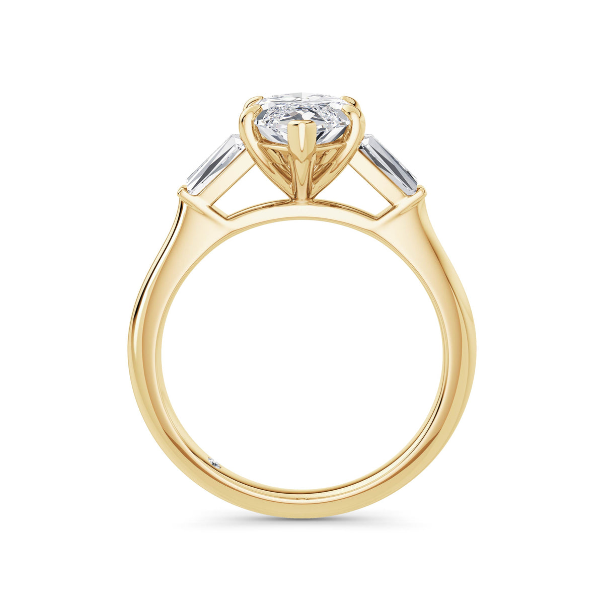 Lynne 18k Yellow Gold Marquise Trilogy