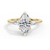 Lynne 18k Yellow Gold Marquise Trilogy