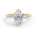 Lynne 18k Yellow Gold Marquise Trilogy