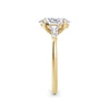 Lynne 18k Yellow Gold Oval Trilogy