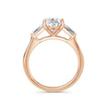 Lynne 18k Rose Gold Pear Trilogy
