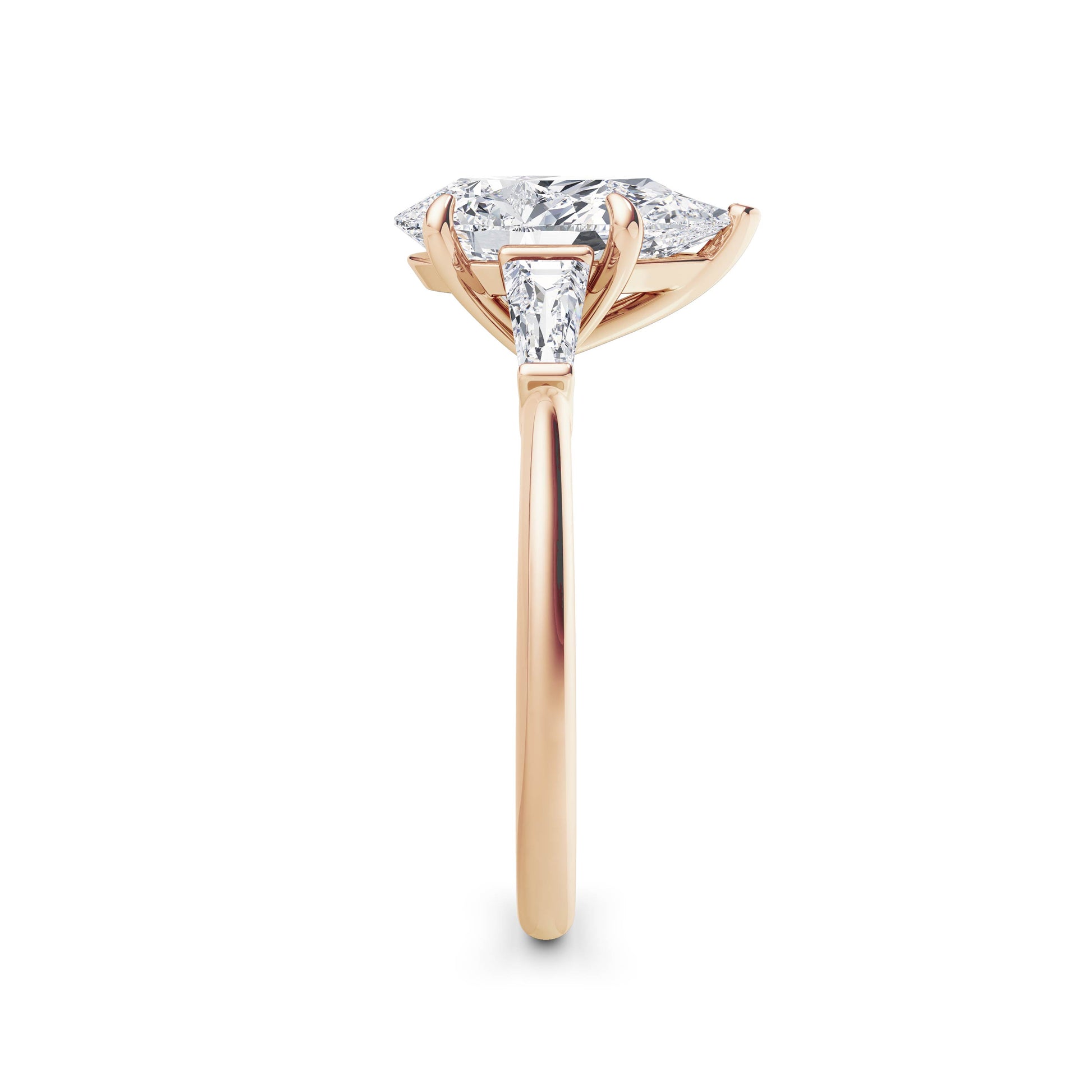 Lynne 18k Rose Gold Pear Trilogy