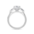Lynne 18k White Gold Pear Trilogy