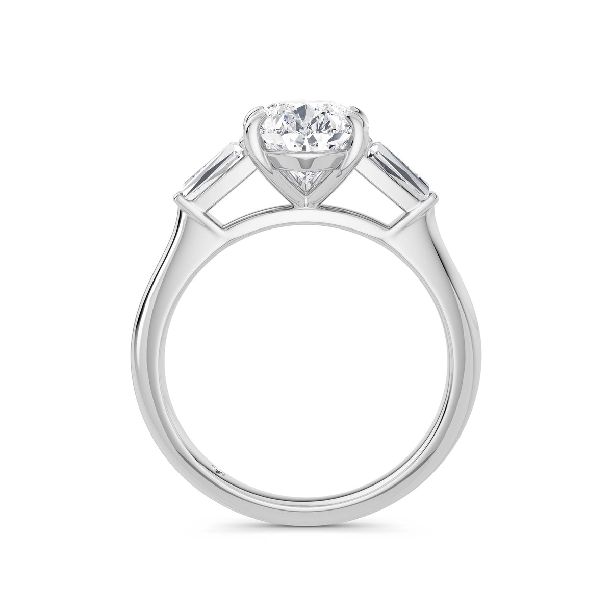 Lynne 18k White Gold Pear Trilogy