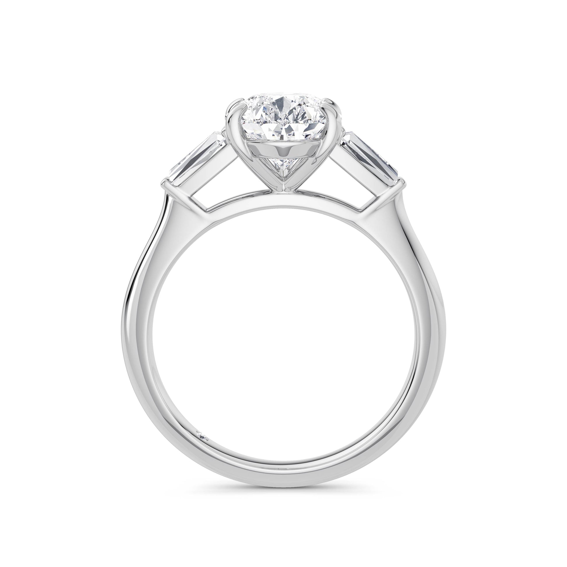 Lynne 18k White Gold Pear Trilogy