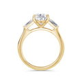 Lynne 18k Yellow Gold Pear Trilogy