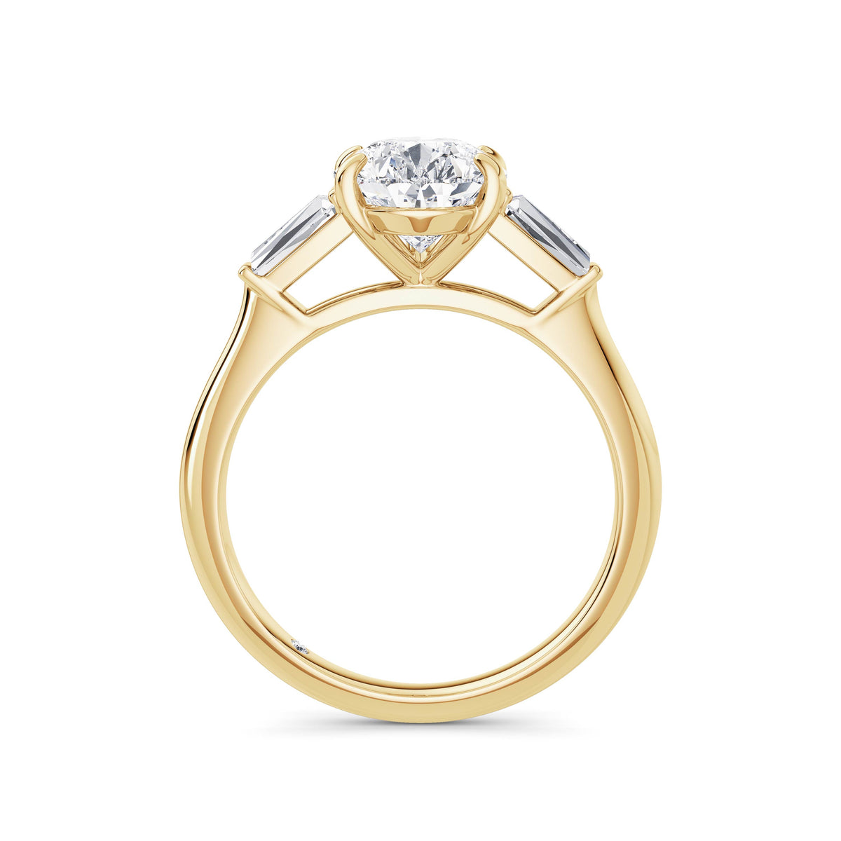 Lynne 18k Yellow Gold Pear Trilogy