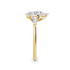 Lynne 18k Yellow Gold Pear Trilogy
