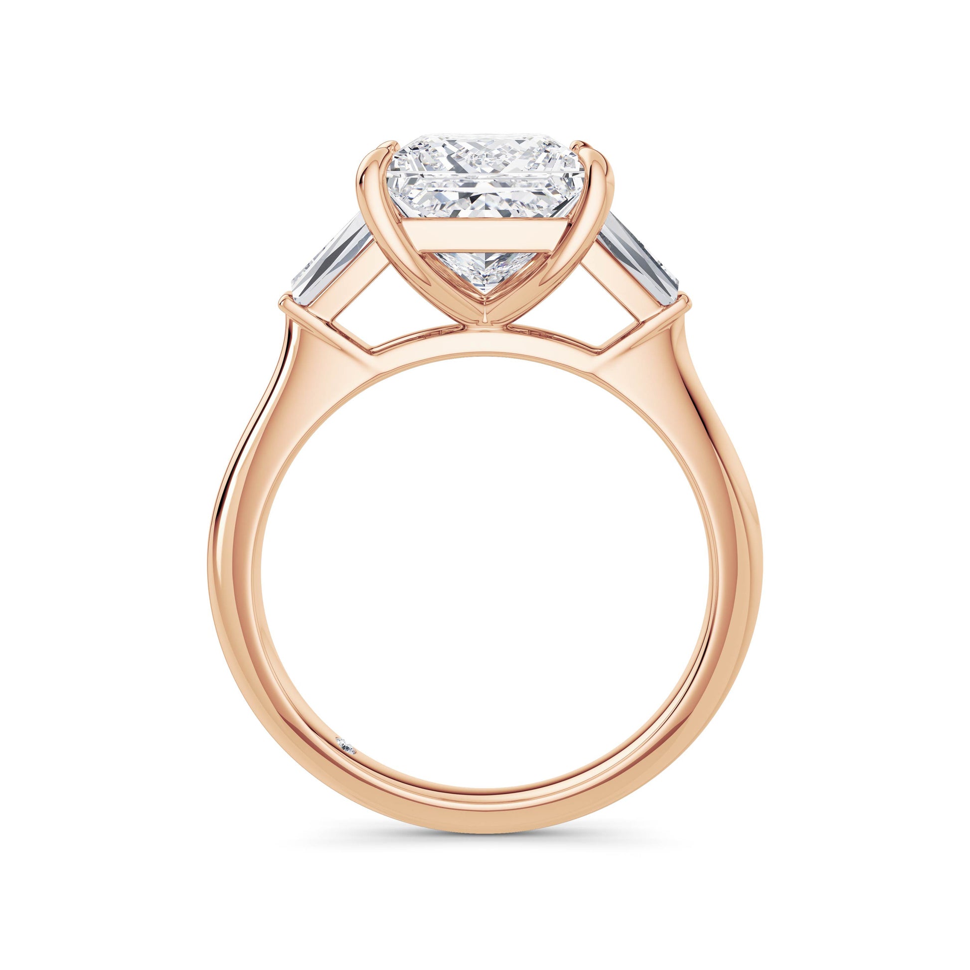 Lynne 18k Rose Gold Princess Trilogy