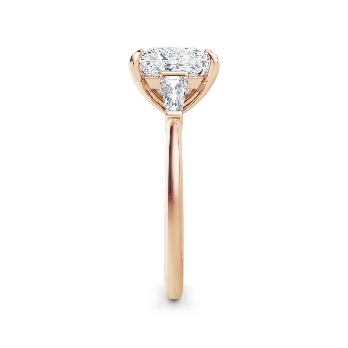 Lynne 18k Rose Gold Princess Trilogy
