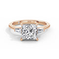 Lynne 18k Rose Gold Princess Trilogy