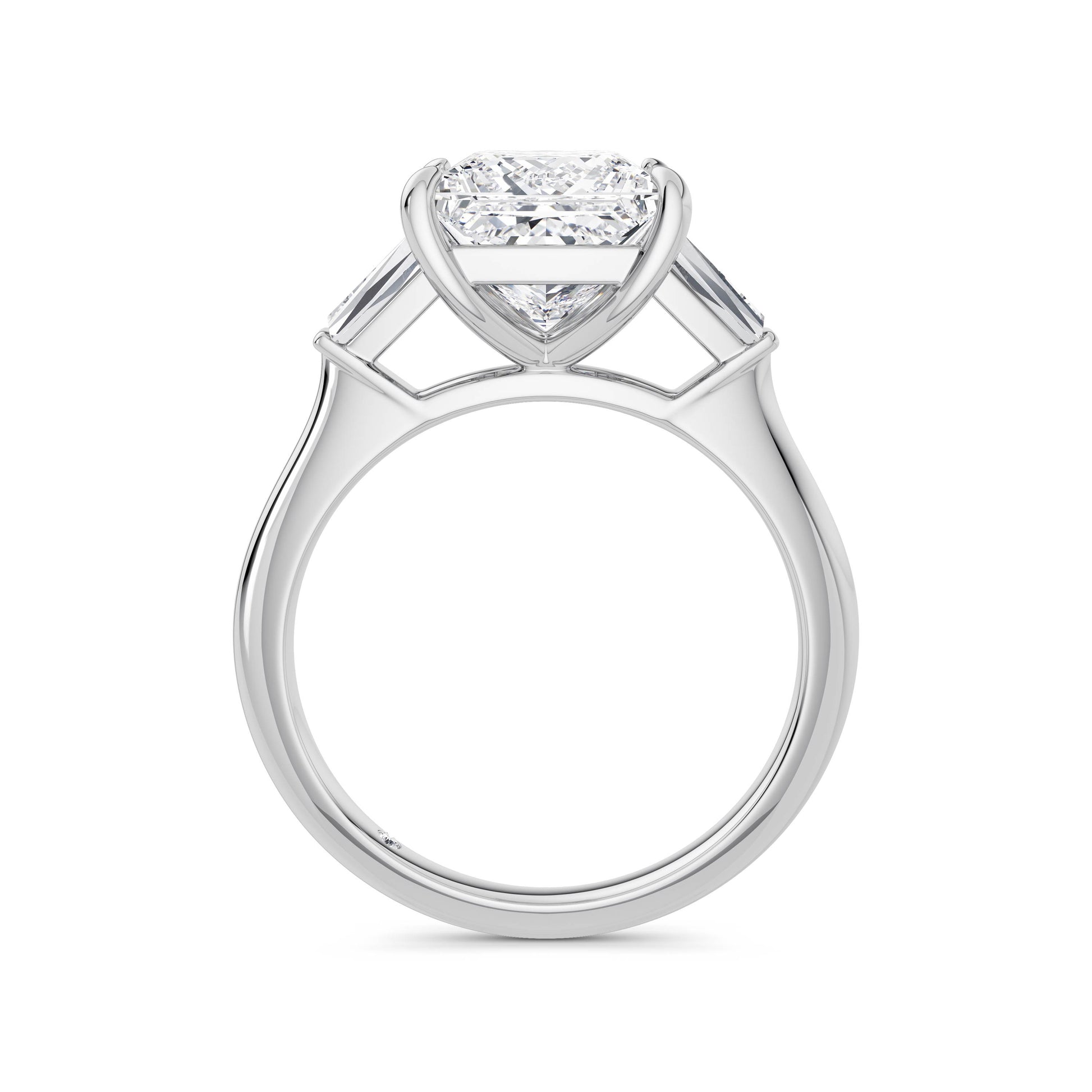 Lynne 18k White Gold Princess Trilogy