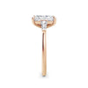 Lynne 18k Rose Gold Radiant Trilogy