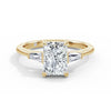 Lynne 18k Yellow Gold Radiant Trilogy