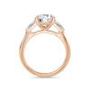 Lynne 18k Rose Gold Round Trilogy