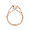 Lynne 18k Rose Gold Round Trilogy