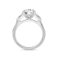 Lynne 18k White Gold Round Trilogy