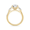 Lynne 18k Yellow Gold Round Trilogy