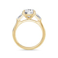 Lynne 18k Yellow Gold Round Trilogy
