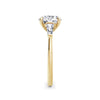 Lynne 18k Yellow Gold Round Trilogy