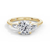 Lynne 18k Yellow Gold Round Trilogy