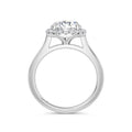 Lynne Platinum Round Halo