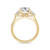 Martha 18k Yellow Gold Cushion Trilogy