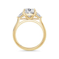 Martha 18k Yellow Gold Cushion Trilogy
