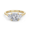Martha 18k Yellow Gold Cushion Trilogy