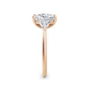 Martha 18k Rose Gold Elongated Cushion Trilogy
