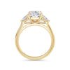 Martha 18k Yellow Gold Elongated Cushion Trilogy