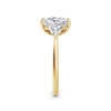 Martha 18k Yellow Gold Elongated Cushion Trilogy