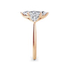 Martha 18k Rose Gold Marquise Trilogy