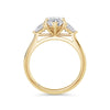Martha 18k Yellow Gold Marquise Trilogy