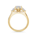 Martha 18k Yellow Gold Marquise Trilogy