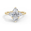 Martha 18k Yellow Gold Marquise Trilogy