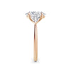 Martha 18k Rose Gold Oval Trilogy