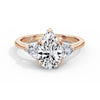 Martha 18k Rose Gold Pear Trilogy