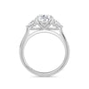Martha 18k White Gold Pear Trilogy