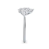 Martha 18k White Gold Pear Trilogy