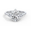 Martha 18k White Gold Pear Trilogy