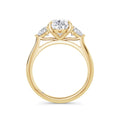 Martha 18k Yellow Gold Pear Trilogy