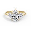 Martha 18k Yellow Gold Pear Trilogy