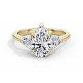 Martha 18k Yellow Gold Pear Trilogy