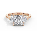 Martha 18k Rose Gold Princess Trilogy