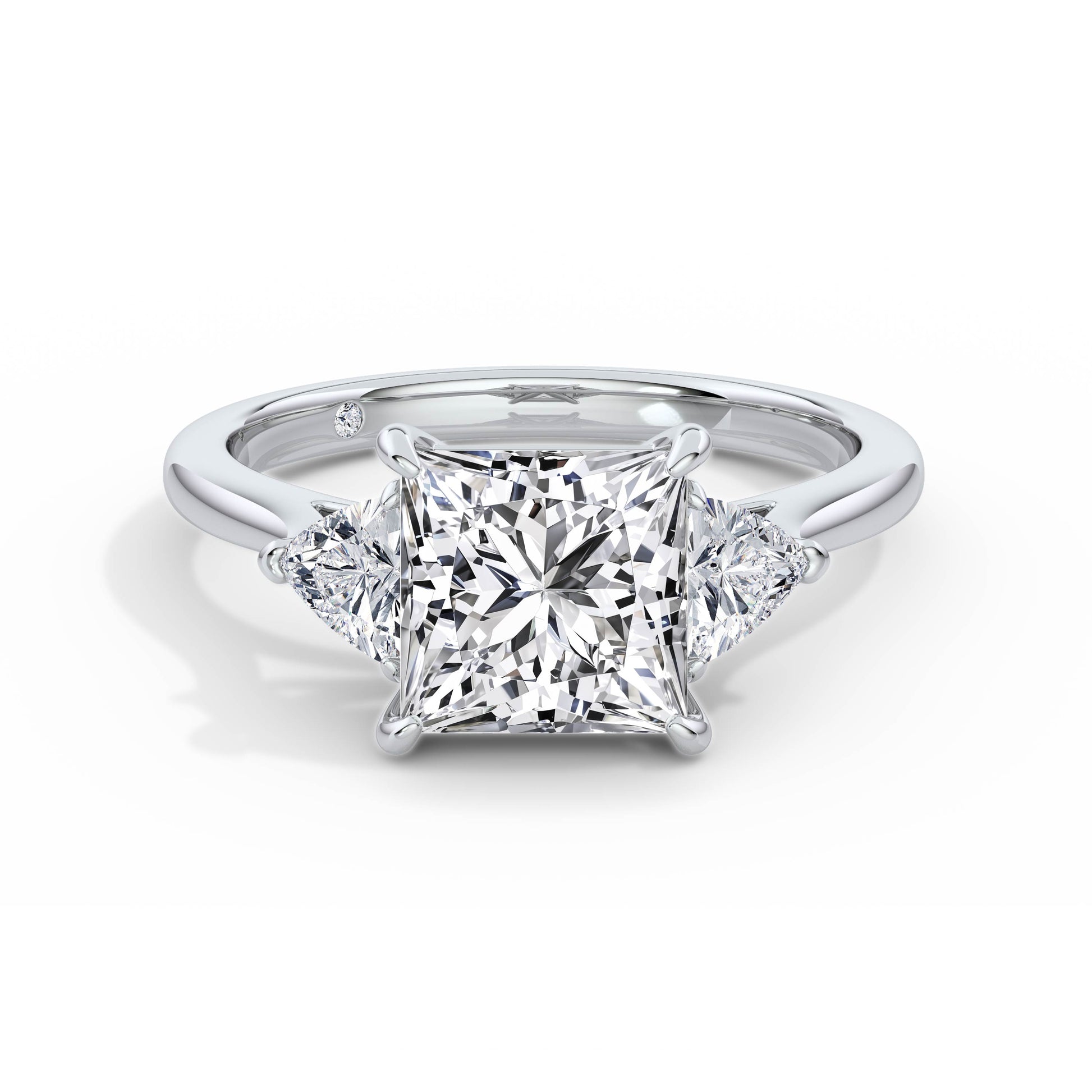Martha 18k White Gold Princess Trilogy