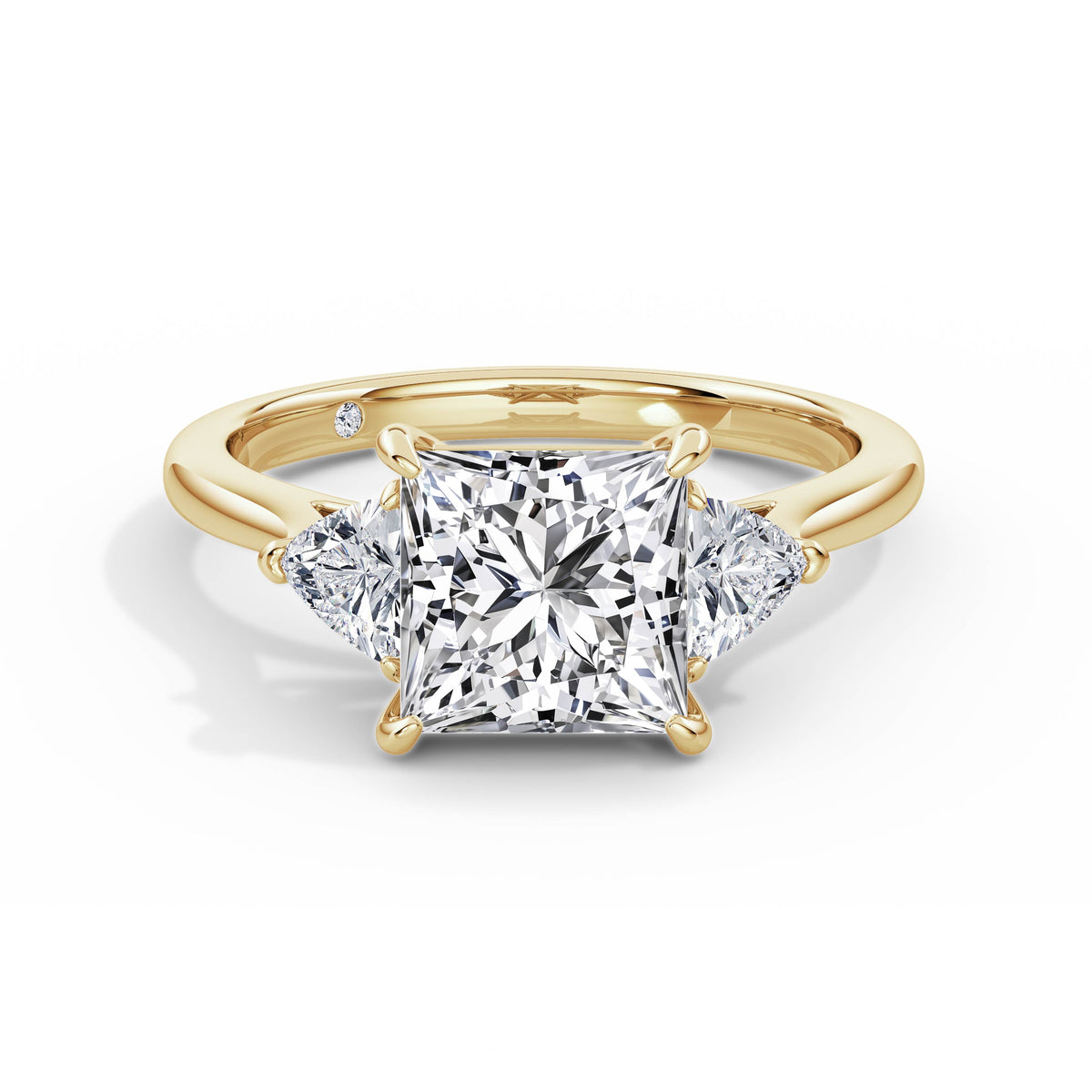 Martha 18k Yellow Gold Princess Trilogy