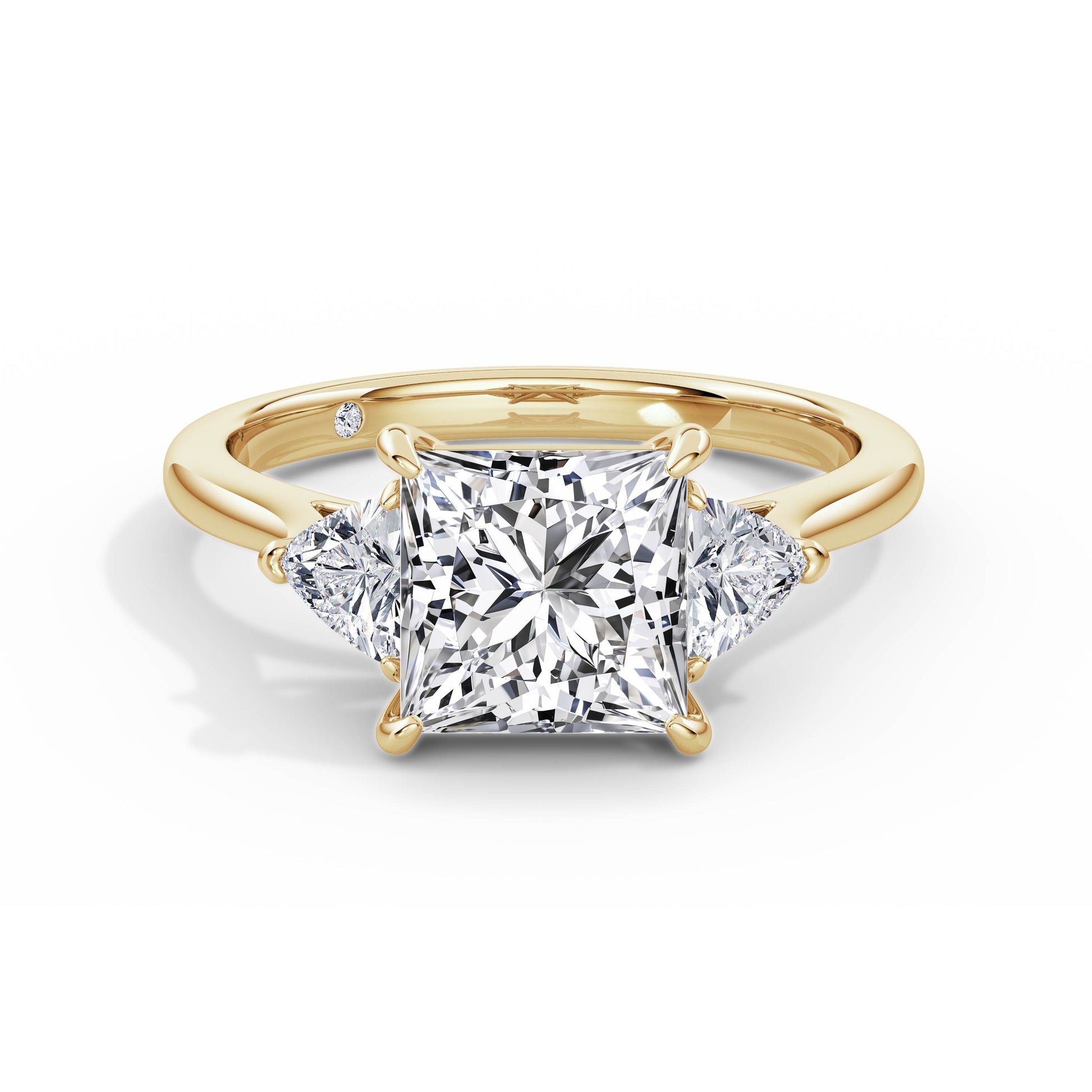 Martha 18k Yellow Gold Princess Trilogy