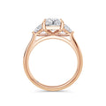 Martha 18k Rose Gold Radiant Trilogy